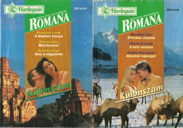 Margaret Way - 6 db Romana klnszm 1996/1-6. szm ( teljes )