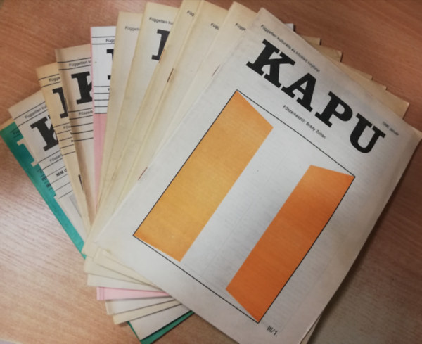 Kapu (Független kulturális és közéleti folyóirat) 1990. 1-12. szám (teljes évf.)
