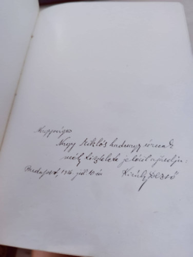 Kir�ly Dezs� - Modern testnevel�s (k�pben �s �r�sban)-Dedik�lt, Sz�mozott