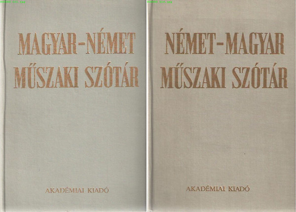 Nagy Ern�-Kl�r J�nos - Magyar-n�met, n�met-magyar m�szaki sz�t�r
