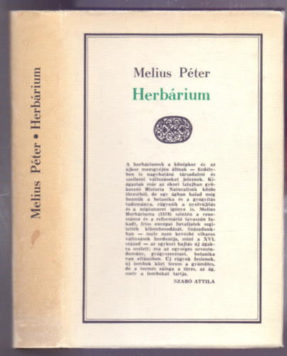 Melius P�ter - Herb�rium - Az f�knak, f�veknek nevekr�l, term�szetekr�l �s hasznair�l