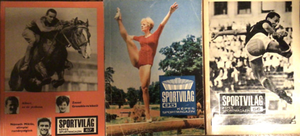 Sportvil�g k�pes sportmagazin  1965. 1966. 1967.