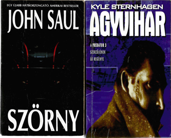 2 db knyv, John Saul: Szrny, Kyle Sternhagen: Agyvihar