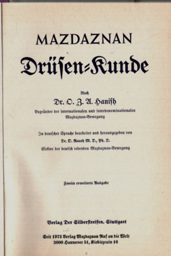 Mazdaznan - Drüfen=kunde.