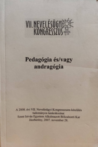 Bark Endre - Pedaggia s/vagy andraggia - VII. Nevelsgyi kongresszus