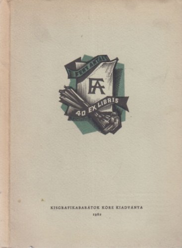 Fery Antal - 40 ex libris (40 db mlap mappban) (szmozott)
