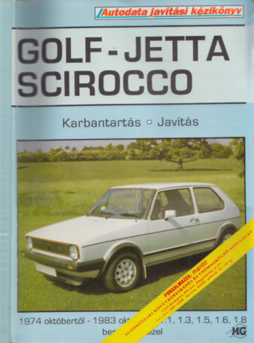 Gl Erzsbet  (szerk.) - Golf-Jetta Scirocco: Karbantarts - Javts (Autodata javtsi kziknyv)