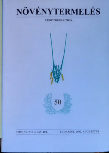 N�v�nytermel�s - crop production (2002. augusztus)
