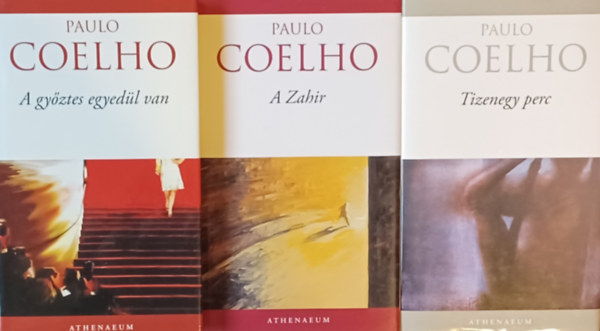Paulo Coelho - 3 db Coelho knyv: A Zahir + A gyztes egyedl van + Tizenegy perc