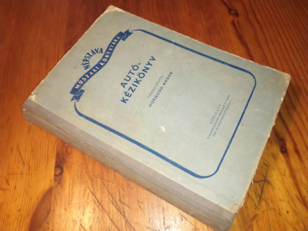Hornung Andor - Aut�-k�zik�nyv
