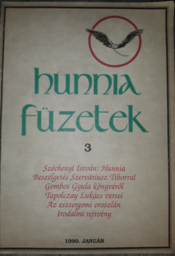 Hunnia F�zetek 3. 1990 janu�r