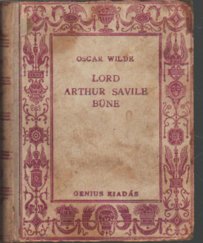 Oscar Wilde - Lord Arthur Savile bne