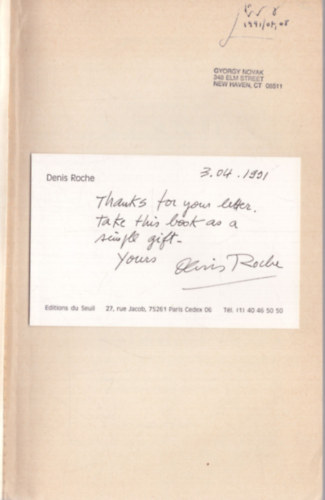 Ezra Pound - Les Cantos (dedik�lt - lev�l + al��rt v�laszlev�l)