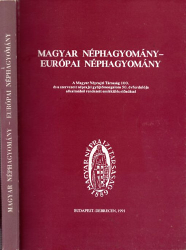 Balzs Gza  (szerk) - Magyar nphagyomny - Eurpai nphagyomny
