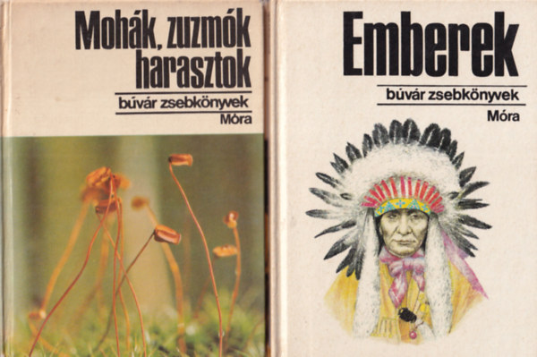 Dr. Simon Tibor, D. Nagy va, Dr. Farkas Henrik Hank Ildik-Lacza Mrta - 5 db Bvr Zsebknyv: Emberek + Mohk, zuzmk harasztok + Vadvirgok 2.  + sllatok + Fk, bokrok