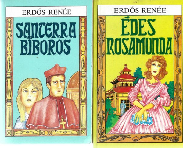 Erds Rene - 2 db knyv, Santerra bboros, des Rosamunda