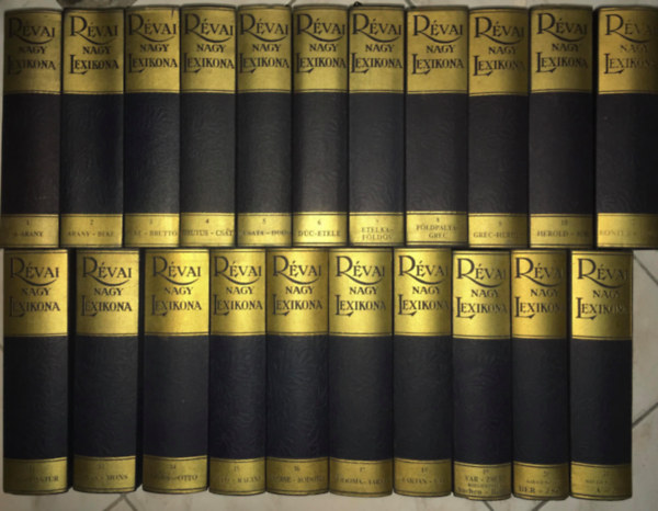 Babits Kiad� - R�vai Nagy Lexikona I-XXI. (hasonm�s kiad�s)