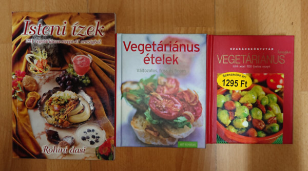 Rohini dasi - 3 vegetáriánus receptkönyv: Vegetáriánus konyha (több mint 100 fontos recept), Vegetáriánus ételek, isteni ízek - 221 vegetáriánus recept 41 országból