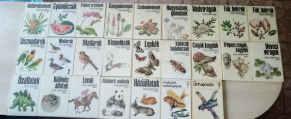 25db B�v�r zsebk�nyv-c�mek a k�pen