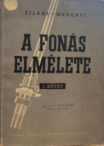 Zilahi-Mer�nyi - A fon�s elm�lete I.