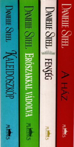 Danielle Steel - 4 db Danielle Steel könyv (Fenség + A ház + Erőszakkal + Kaleidoszkóo  )