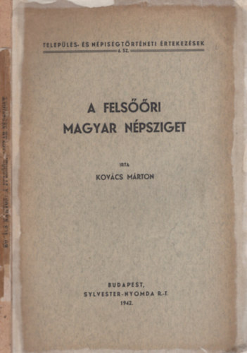 Kov�cs M�rton - A fels��ri magyar n�psziget