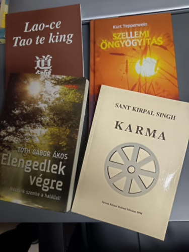 4db k�nyv:Lao-ce tao king+Szellemi �ngy�gy�t�s+Karma+Elengedlek v�gre