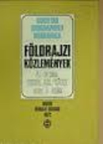 Pécsi Márton (szerk.) - Földrajzi közlemények 1979 1-3. szám