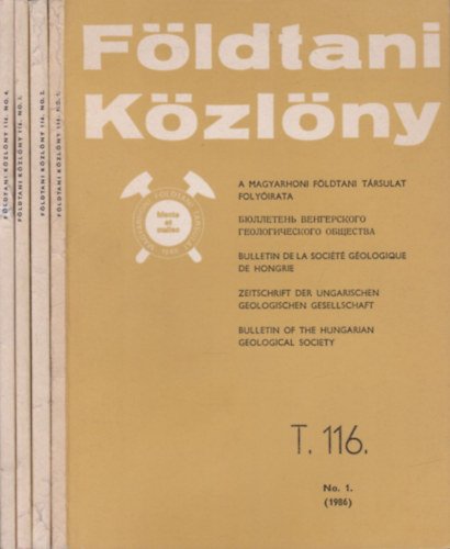 Dank Viktor dr. - Fldtani Kzlny 1986/1-4. (Teljes vfolyam)