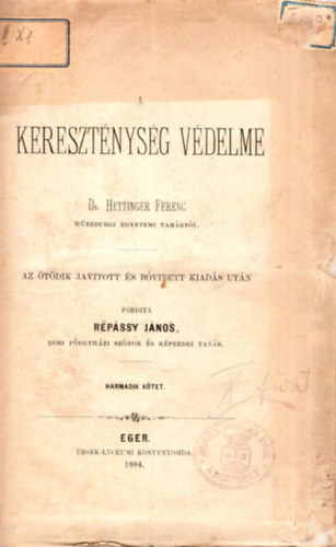 A keresztnysg vdelme 3. ktet