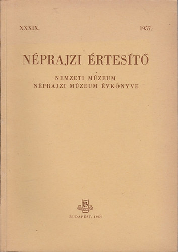 Diszegi-Sndor-Szendrey-... - Nprajzi rtest 1957. XXXIX.