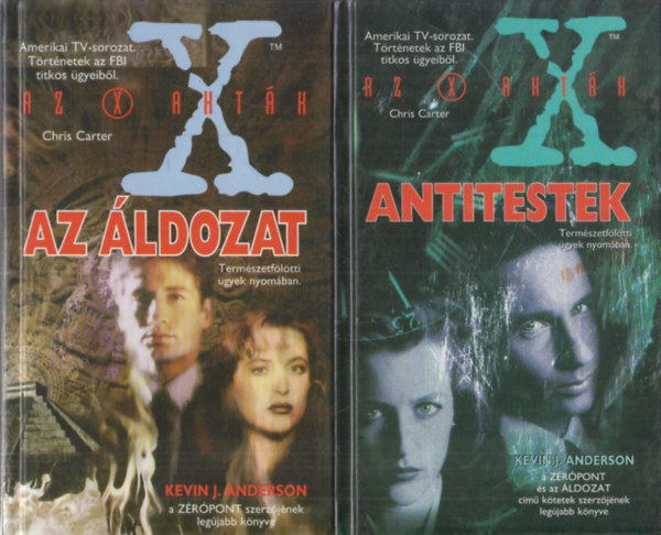 Chris Carter - 2 db X-Aktk knyv: Az ldozat + Antitestek