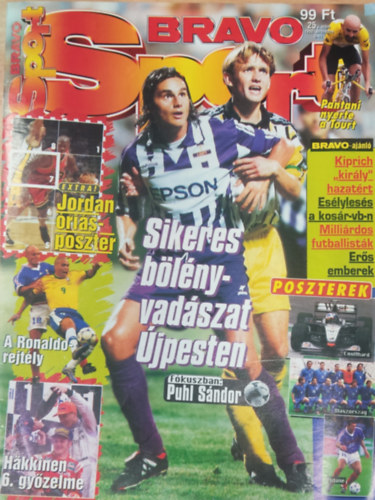 Buzg Jzsef  (szerk.) - Bravo Sport - I. vfolyam 25. szm (1998. augusztus 5-11.)