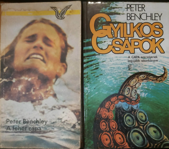 Peter Benchley - 2 db Peter Benchley: A feh�r c�pa + Gyilkos cs�pok