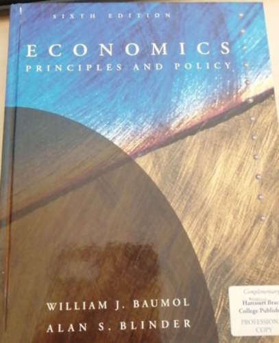 William J. Baumol; Alan S. Blinder - Economics - Principles and Policy (Third Edition)