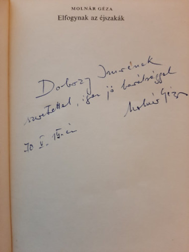 Moln�r G�za - Elfogynak az �jszak�k