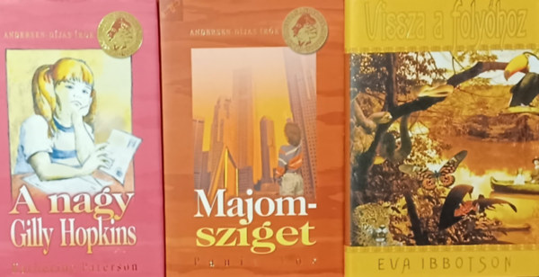 Katherine Paterson, Paula Fox, Eva Ibbotson - A nagy Gilly Hopkins + Vissza a folyóhoz + Majomsziget (3 mű)