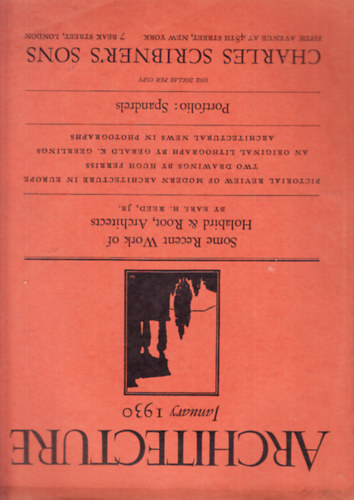 Architecture 1930. January
