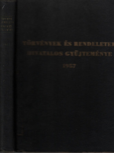 Trvnyek s rendeletek hivatalos gyjtemnye 1957