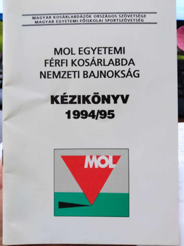 Lugossy Norbert - MOL Egyetemi frfi kosrlabda nemzeti bajnoksg - Kziknyv 1994/95