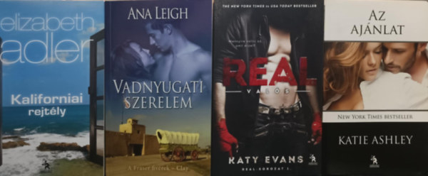 Katy Evans, Elisabeth Adler, Ana Leigh Katie Ashley - Romantikus könyvcsomag