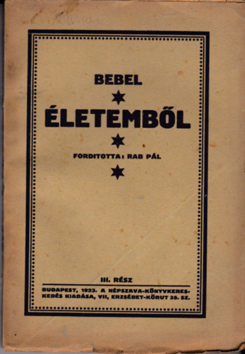 Bebel - letembl III.
