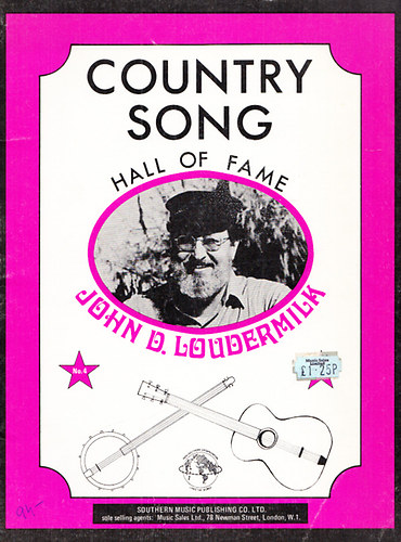 John D.Loudermilk - Country Song - Hall of Fame