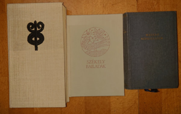 Kall�s Zolt�n  (gy�jt.) - 3 k�nyv n�pballad�kr�l: Sz�kely n�pballad�k, Magyar n�pballad�k, Ballad�k k�nyve