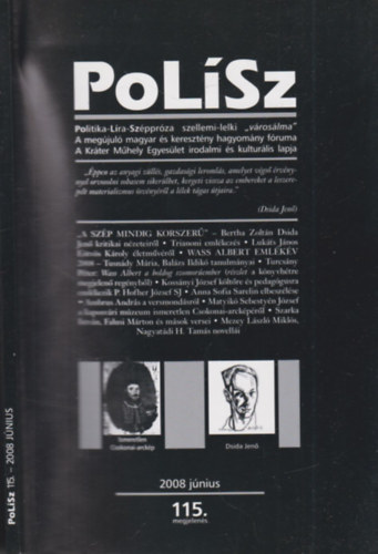 Turcsny Pter  (fszerk.) - Polsz 2008. jnius (Politika, lra, szpprza)