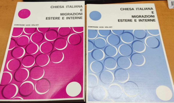 Chiesa Italiana e Migrazioni Estere e Interne - Convegni Ucei 1976-1977 (2 ktet)