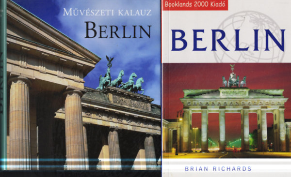 2 db Berlin tiknyv: Booklands Berlin + Berlin mvszeti kalauz