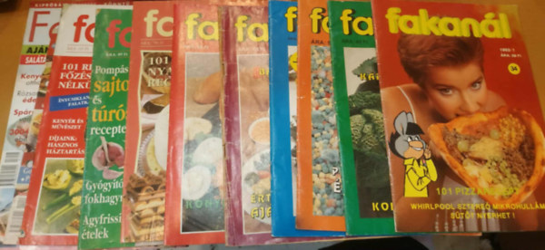 Kéryné Serly Anna  (főszerk.) - 11 db Fakamál magazin (Szórványszámok, lapszámok a terméklapon)