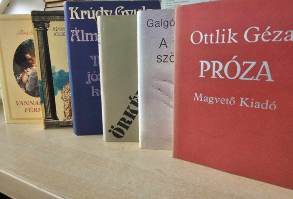 Galgczi Erzsbet, rkny Istvn, Krdy Gyula, Rvay Jzsef, Trk Rezs Ottlik Gza - 6db magyar irodalmi ktet, knyvcsomag: Prza+ A trvny szvedke+ Lgerek npe+ lmosknyv+ A klt s a csszr+ Vannak mg frfiak