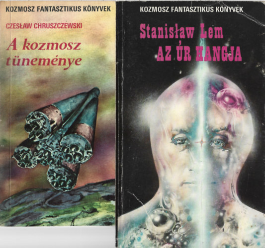 2 db Kozmosz fantasztikus knyvek, Czeslaw Chruszczewski: A kozmosz tnemnye, Stanislaw Lem: Az r hangja